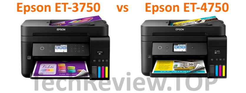 Comparing Epson ET-3750 vs ET-4750