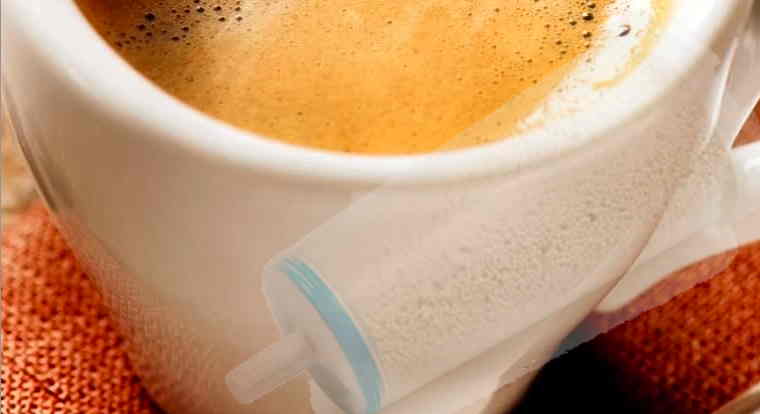 Using a water softener filter for coffee machine